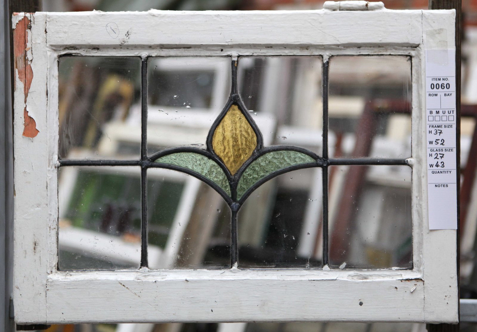 Front Foor Stained Glass In The Form Of Fanlight Windows